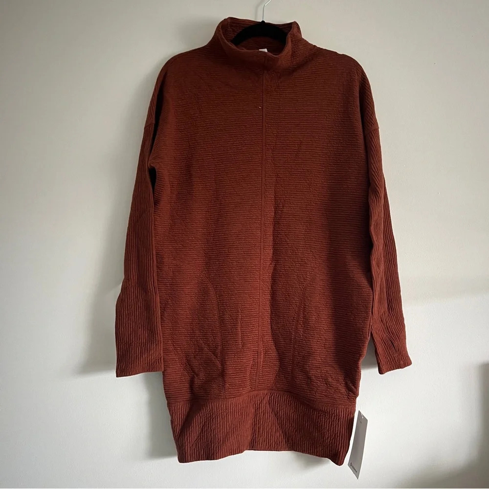 🆕 Lululemon Call for Cozy Dress - Heathered Ancient Copper